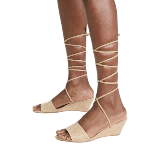 Cult Gaia Mirai Sandals in Natural Womens Heels - Picture 4 of 14